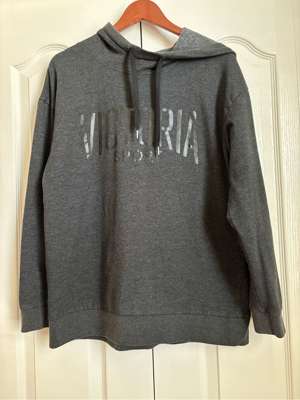 Victoria Sport Women’s hoodie sweatshirt— Charcoal Gray